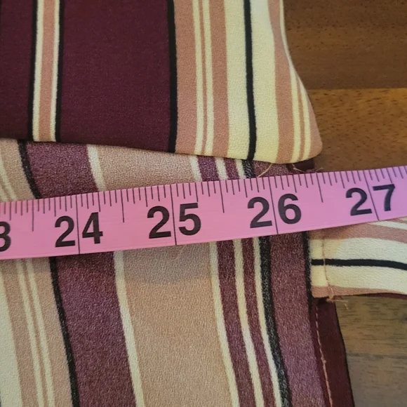 Casual Wraparound Striped Sleeveless Dress Size: M - Picture 12 of 14